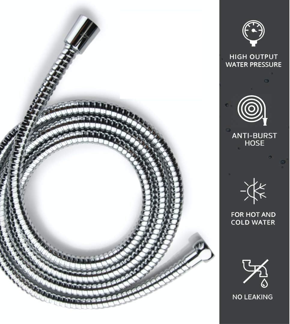 Shower Hose 1.5mm – Stainless Steel Replacement Shower Hose – Leakproof and Anti-Kink